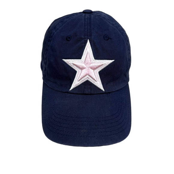 Dallas Cowboys Accessories - Dallas Cowboys Baseball Cap Authentic Adjustable Buckle Strap Navy Pink Women OS